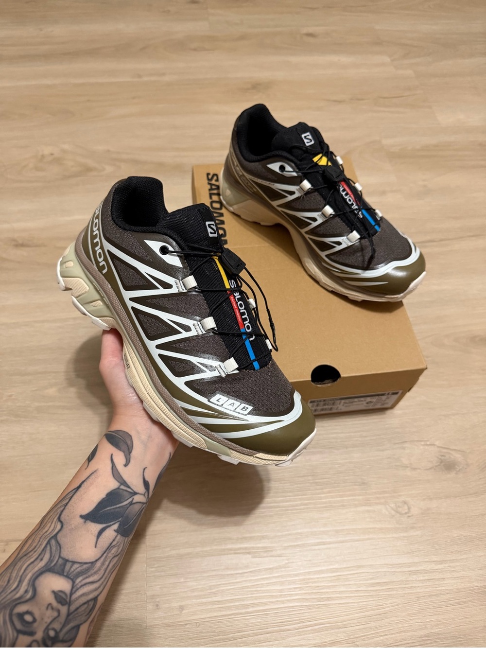 Salomon XT-6 Recut Sneakers, Size 8 Women/ 7 Men